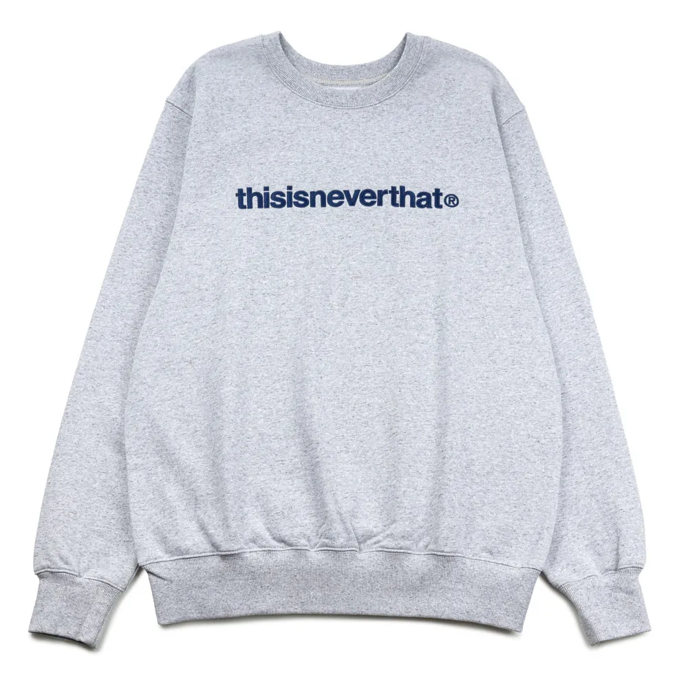 T-Logo Crewneck | Heather Grey