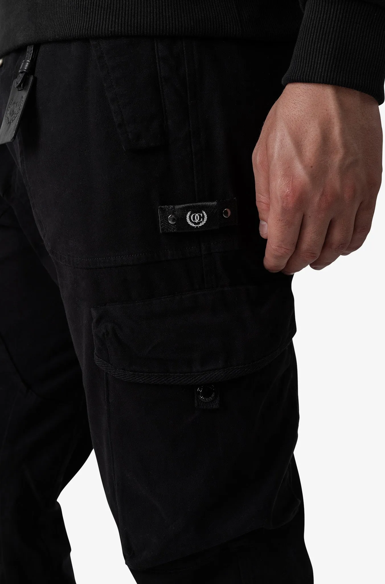 TERNI CARGO PANTS | BLACK
