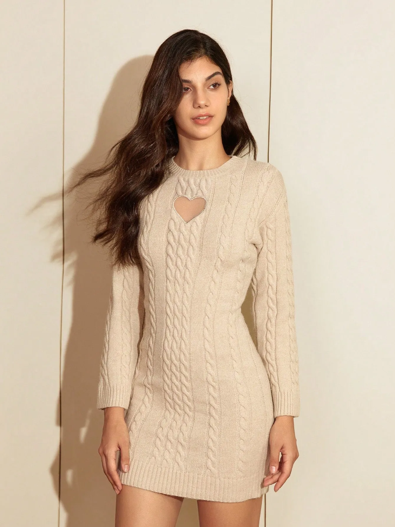 Textured Mini Dress