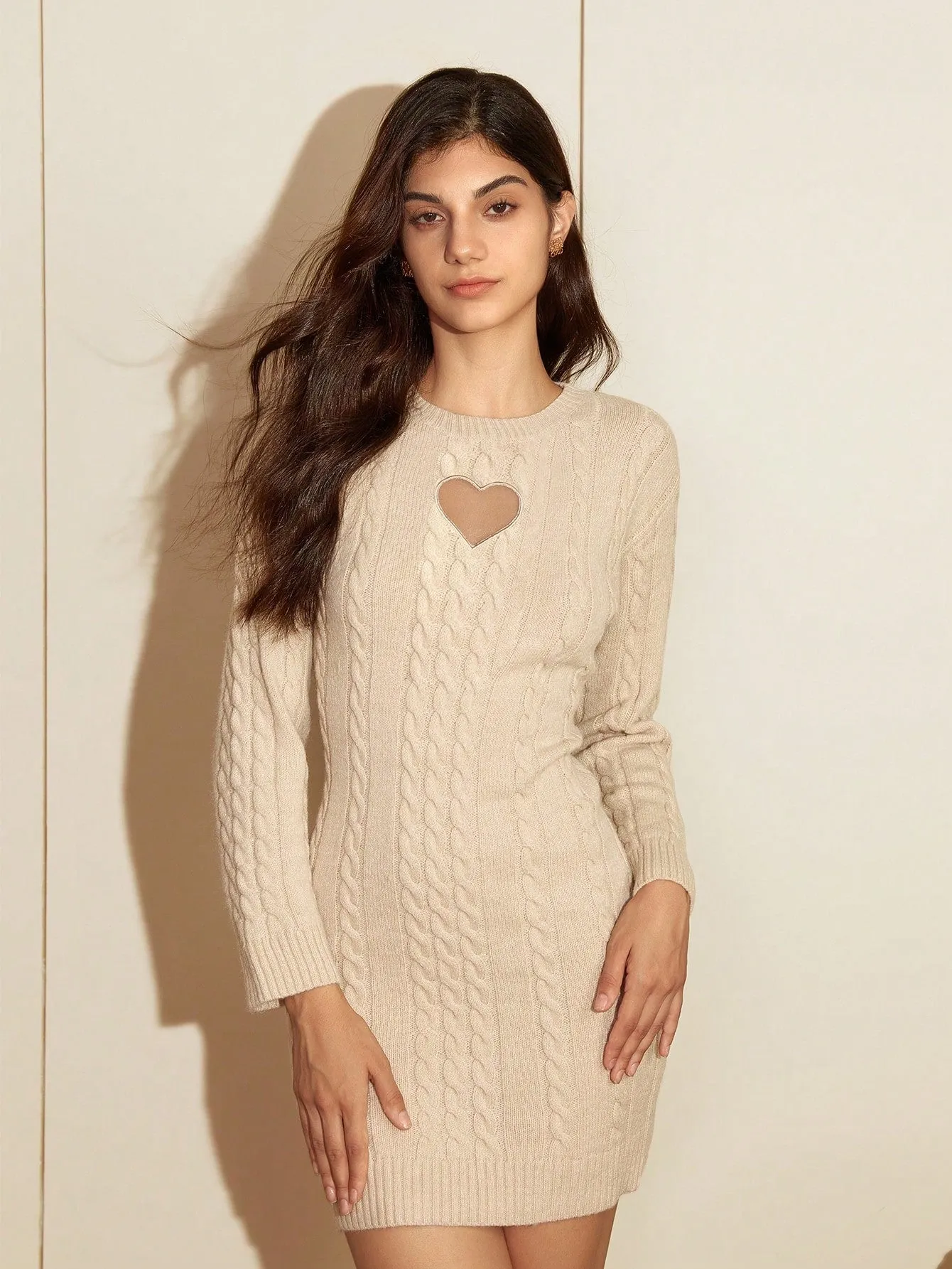 Textured Mini Dress