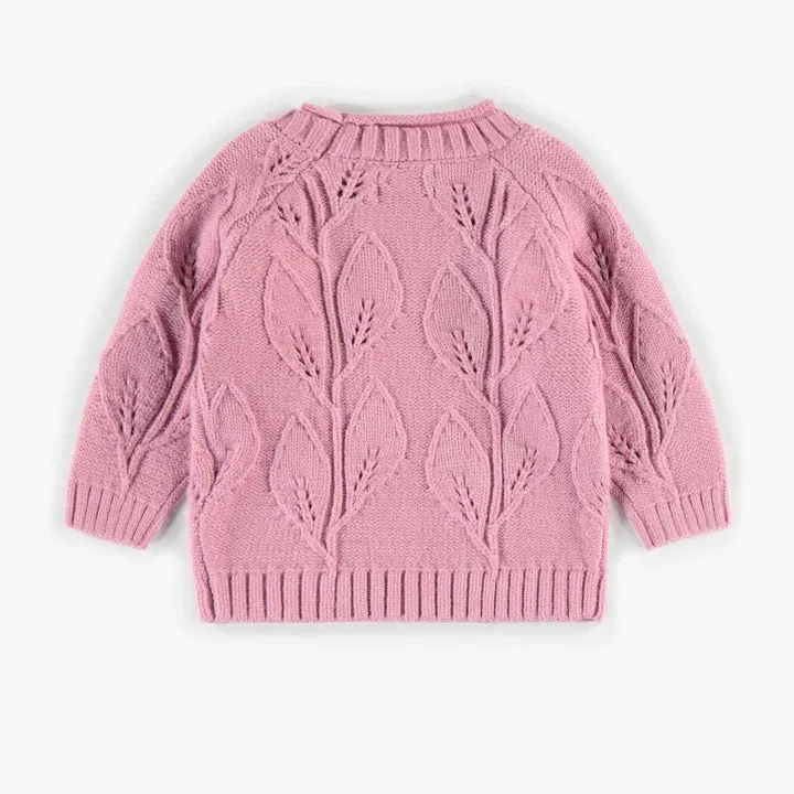 The Bella Knit Sweater - Pink - BABY