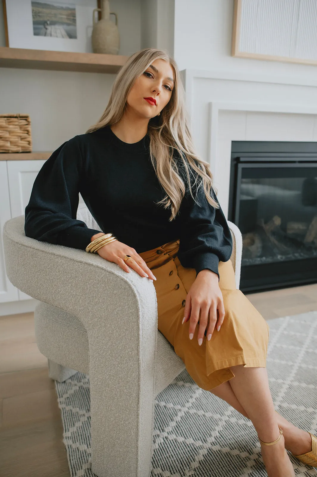 The Sammy Sweater - Marine Blue - PLUS