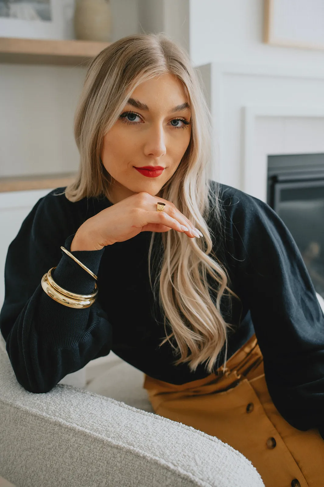 The Sammy Sweater - Marine Blue - PLUS