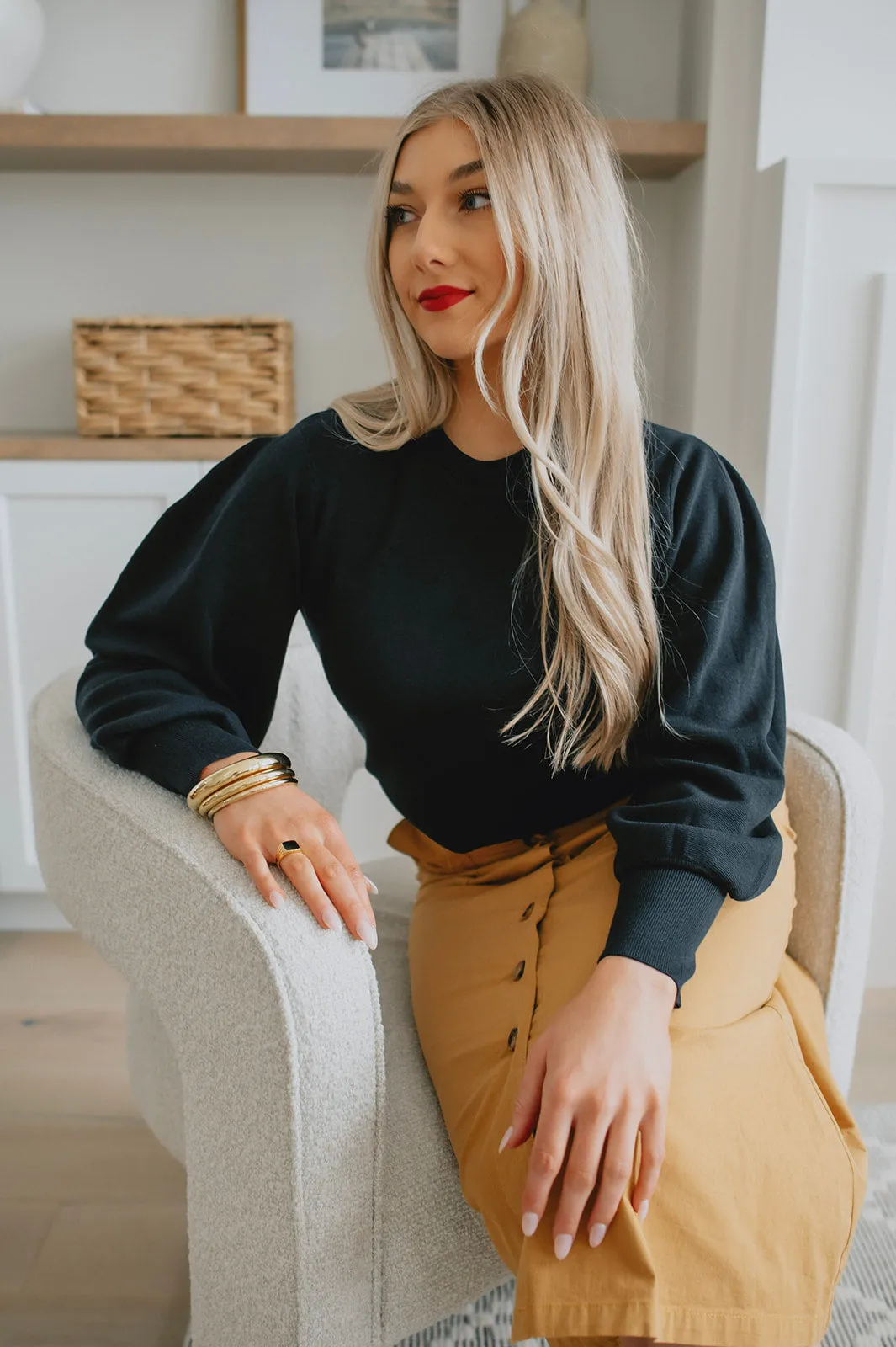 The Sammy Sweater - Marine Blue - PLUS