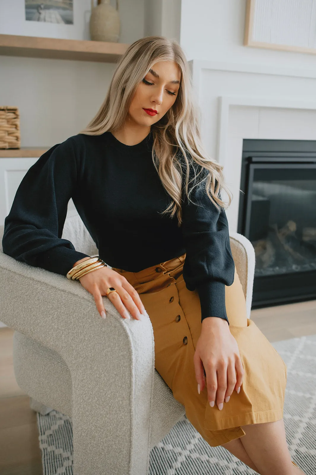 The Sammy Sweater - Marine Blue - PLUS