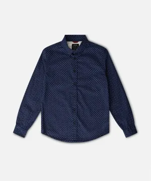 The Takura Ls Shirt - Navy
