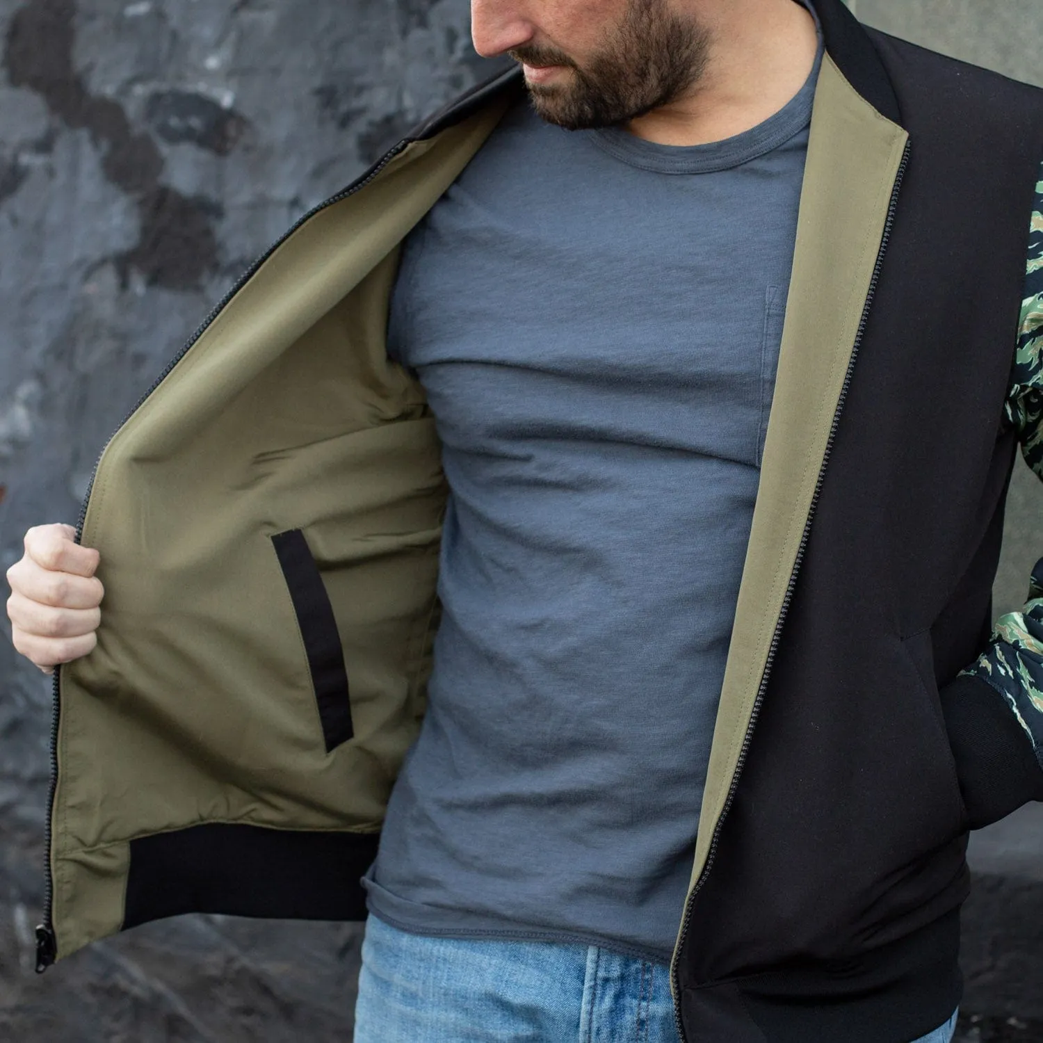 The Teddy Bomber – Reversible Bomber Jacket