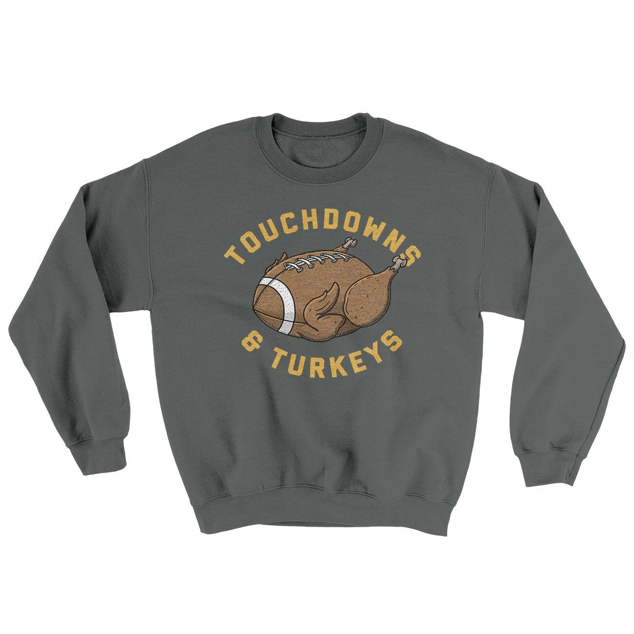 Touchdowns And Turkeys Ugly Sweater