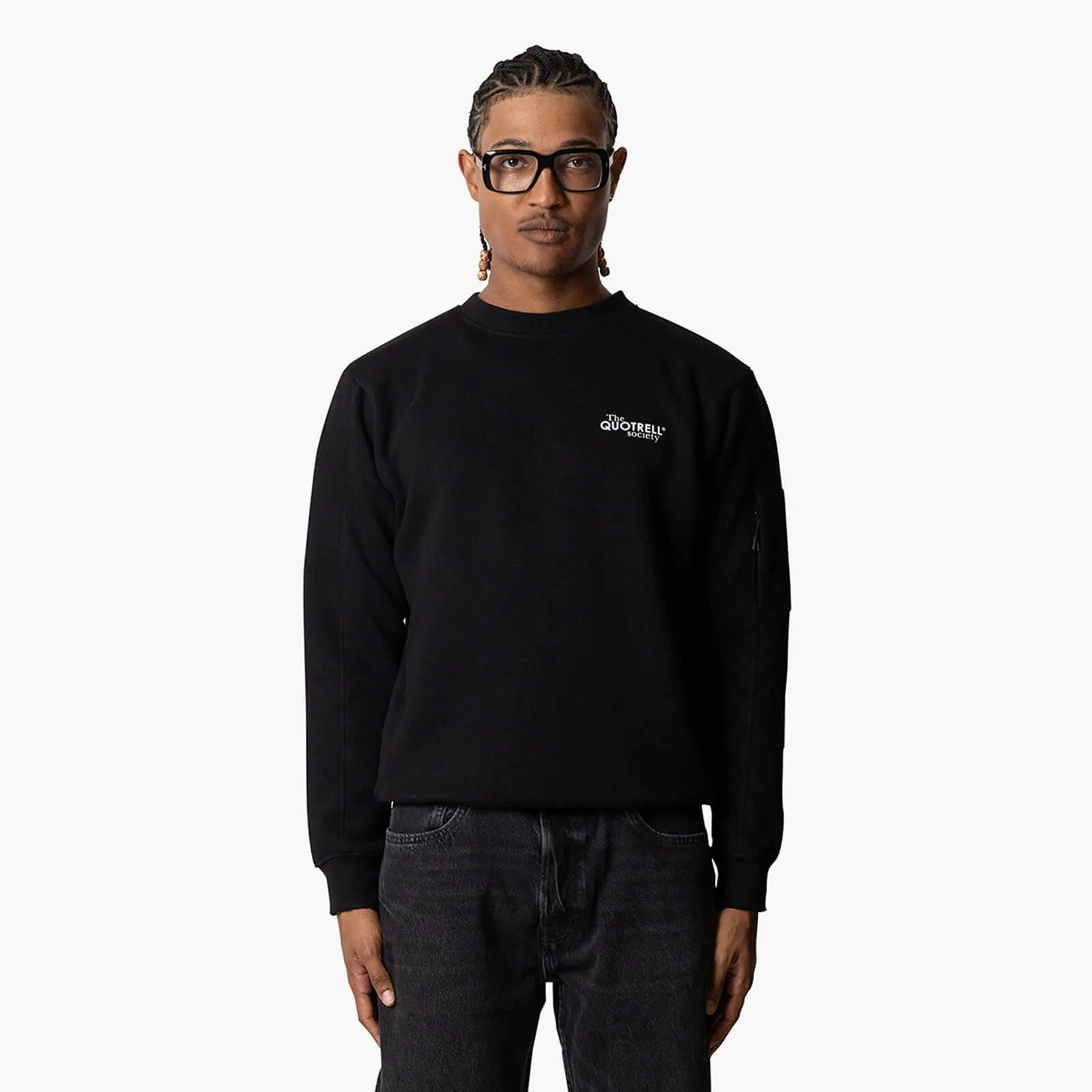 TOULOUSE CREWNECK | BLACK/WHITE