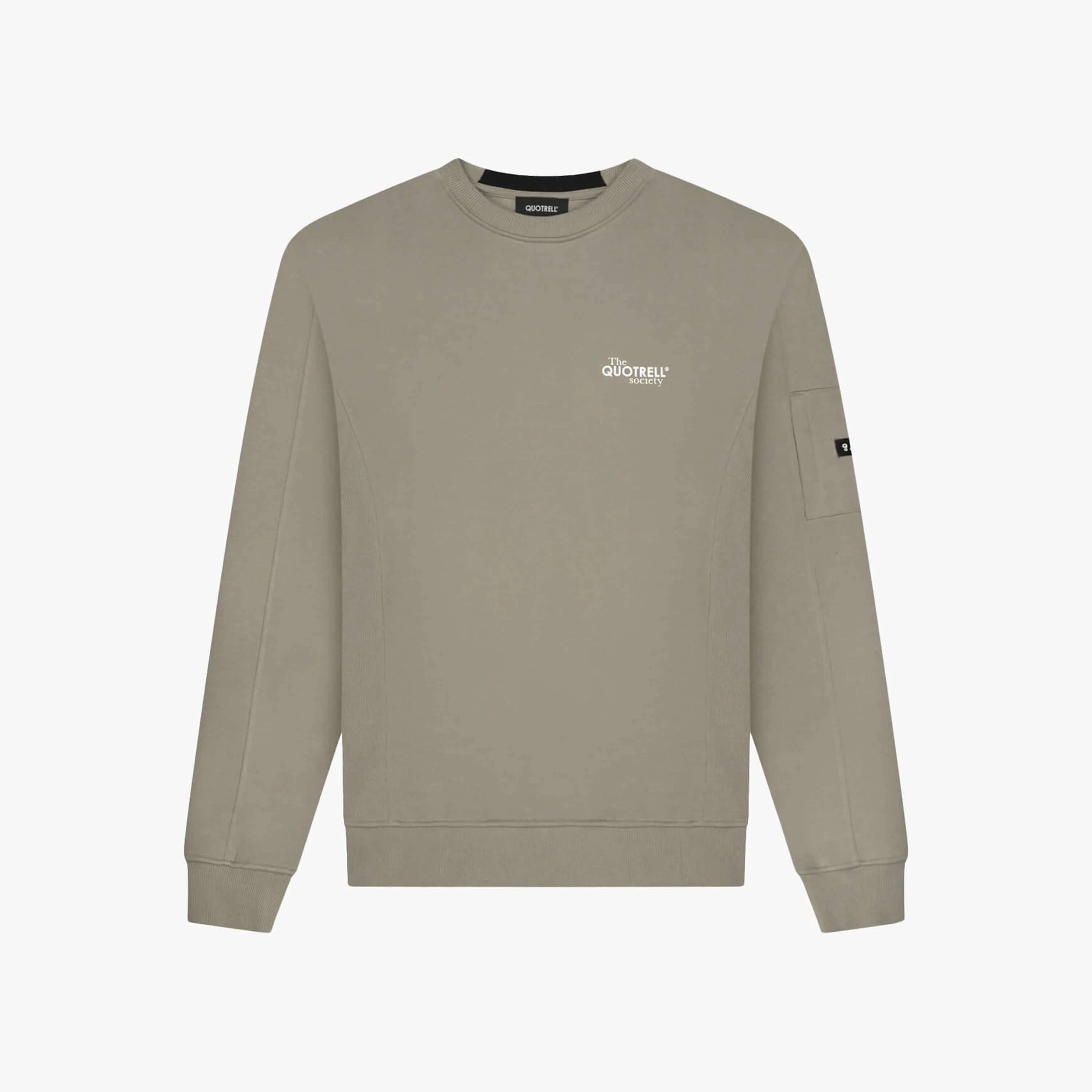 TOULOUSE CREWNECK | FADED OLIVE/WHITE