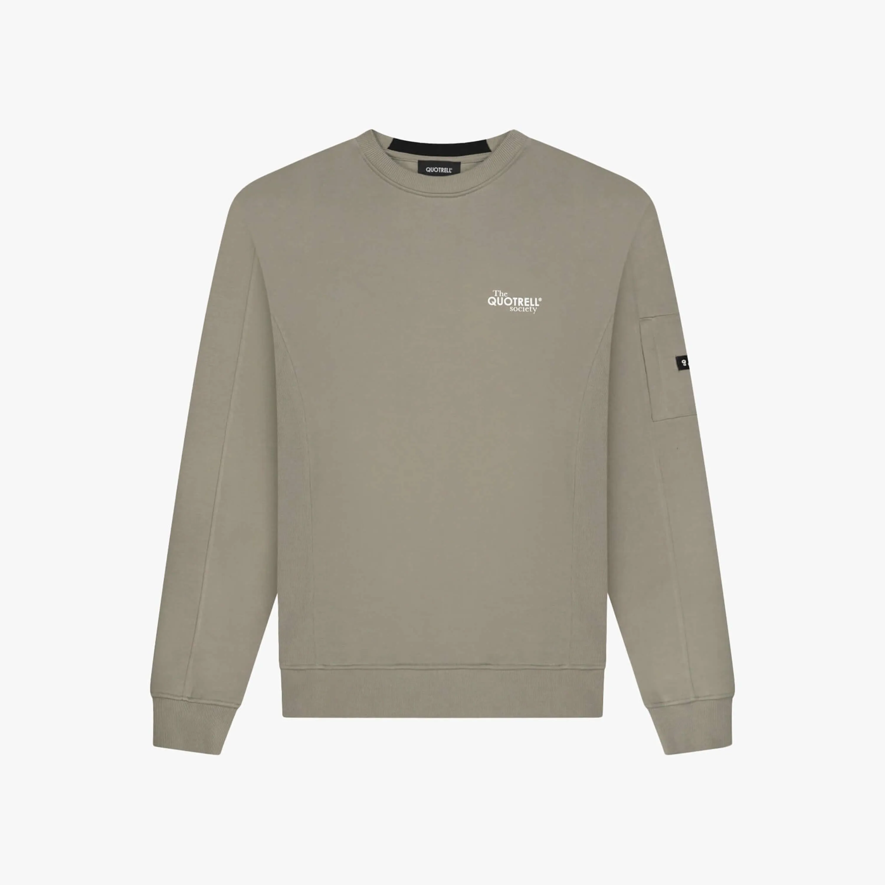 TOULOUSE CREWNECK | FADED OLIVE/WHITE