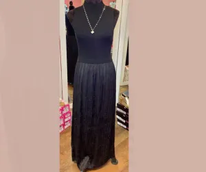 Tribal Sleeveless Twofer Maxi Dress