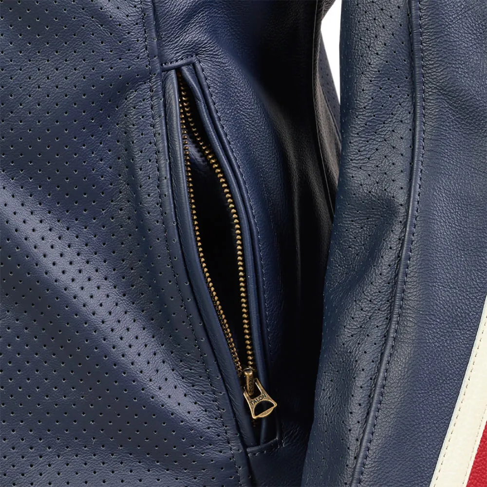 Triumph Ladies Braddan Air Race Jacket Blue