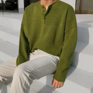 V-Neck Knit Sweater