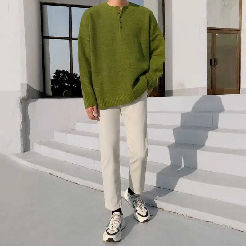 V-Neck Knit Sweater
