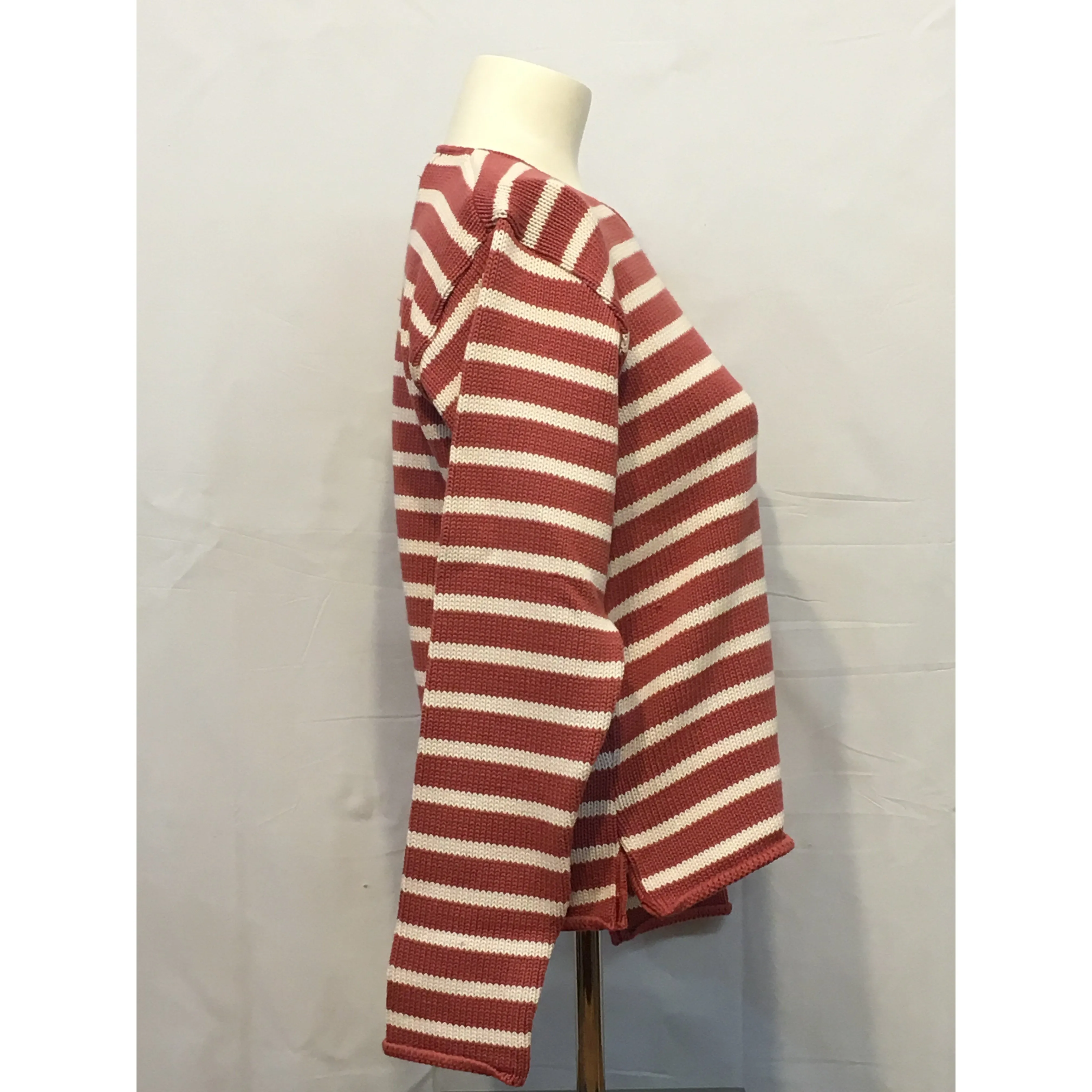 V-Neck Sailor Stripe Sweater
