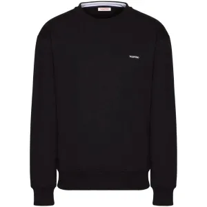 Valentino Black Cotton Sweater