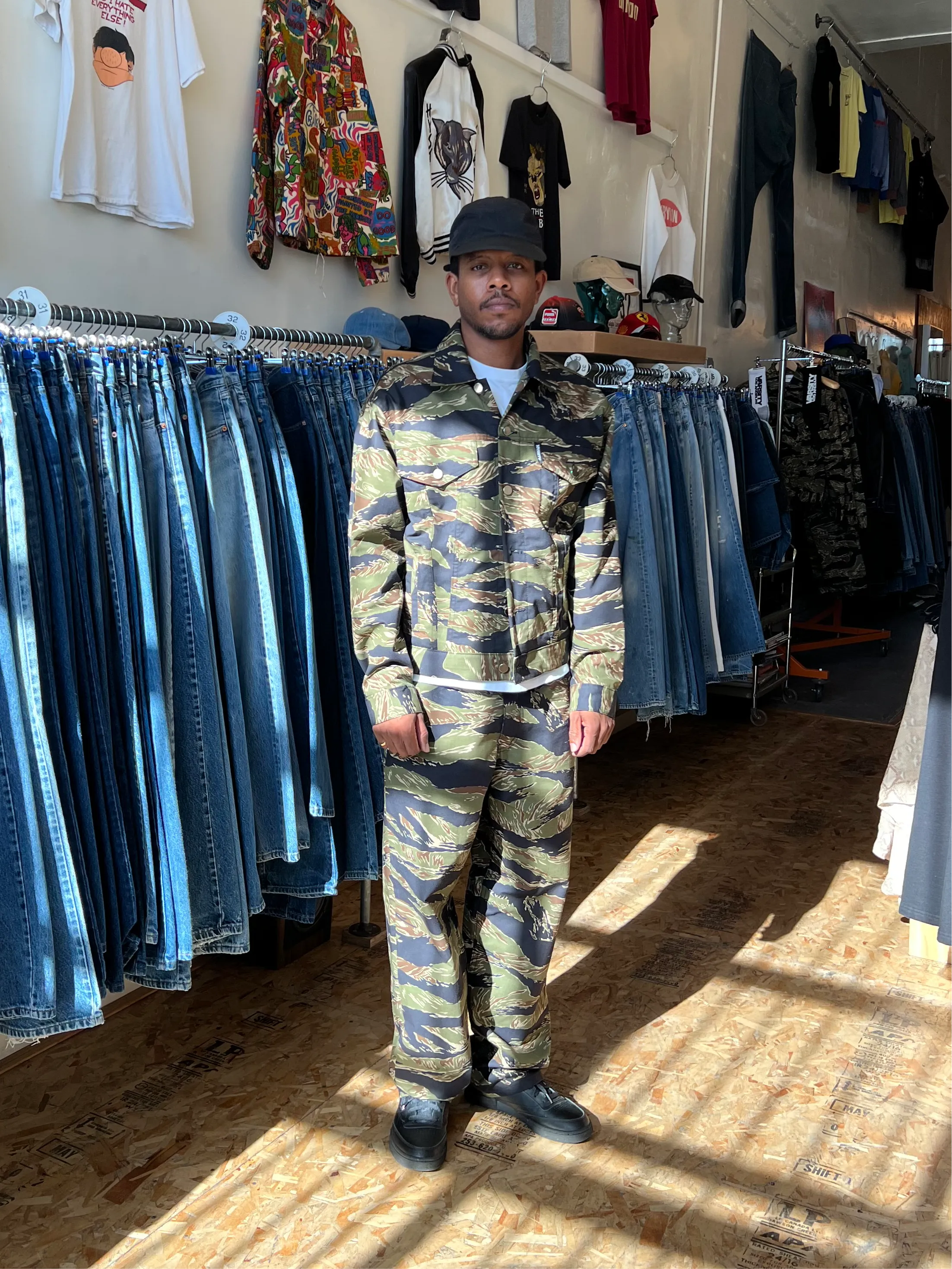 Varsity Los Angeles Tiger Camo Jacket