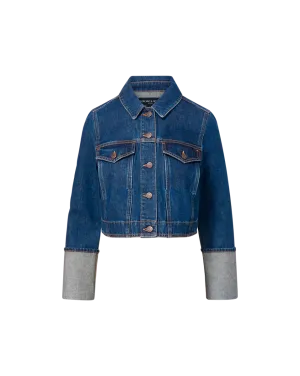 VERONICA BEARD PHILA DENIM TRUCKER JACKET