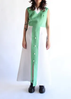 Vintage Maxi Dress D0320