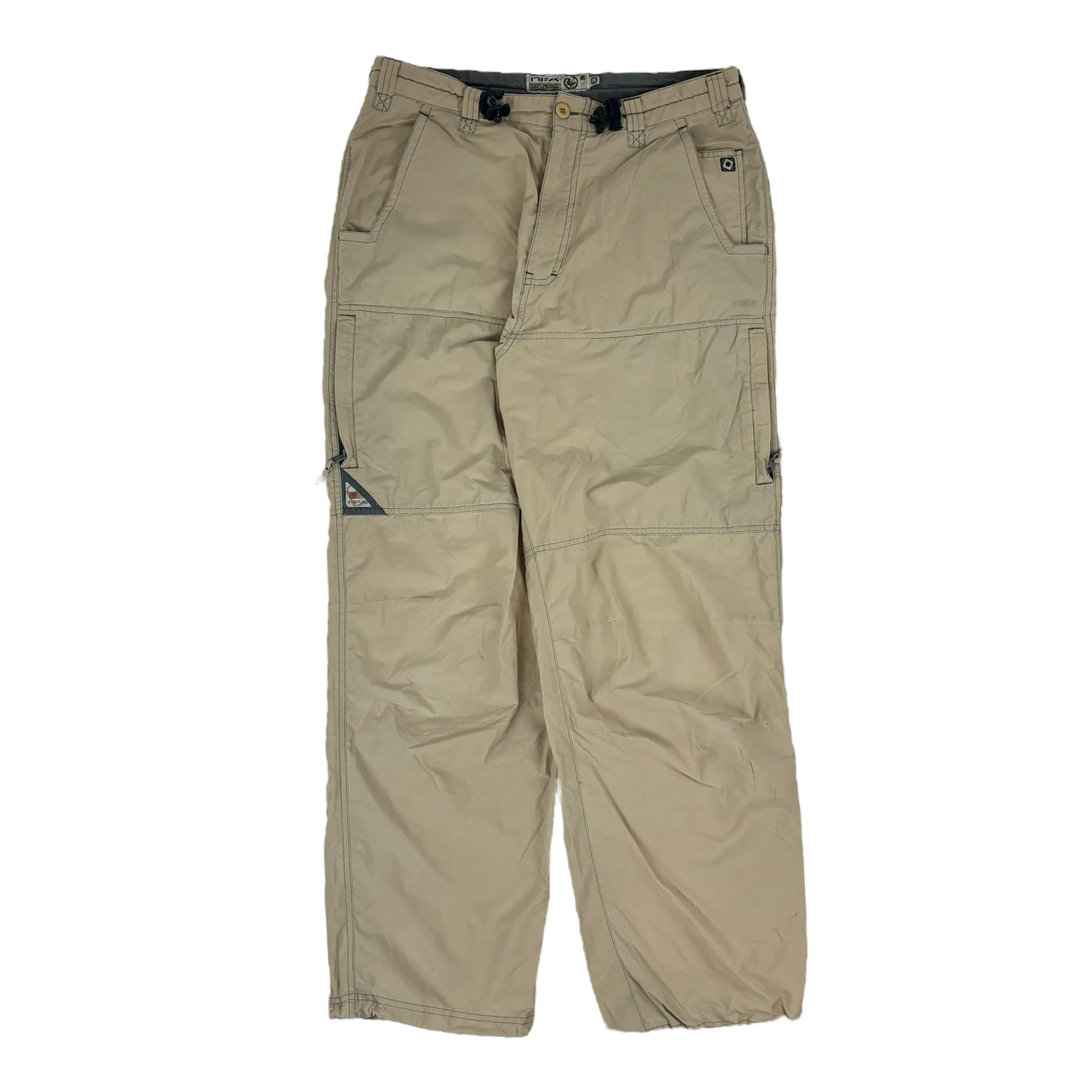 Vintage Y2K NFA Cargo Pants Beige