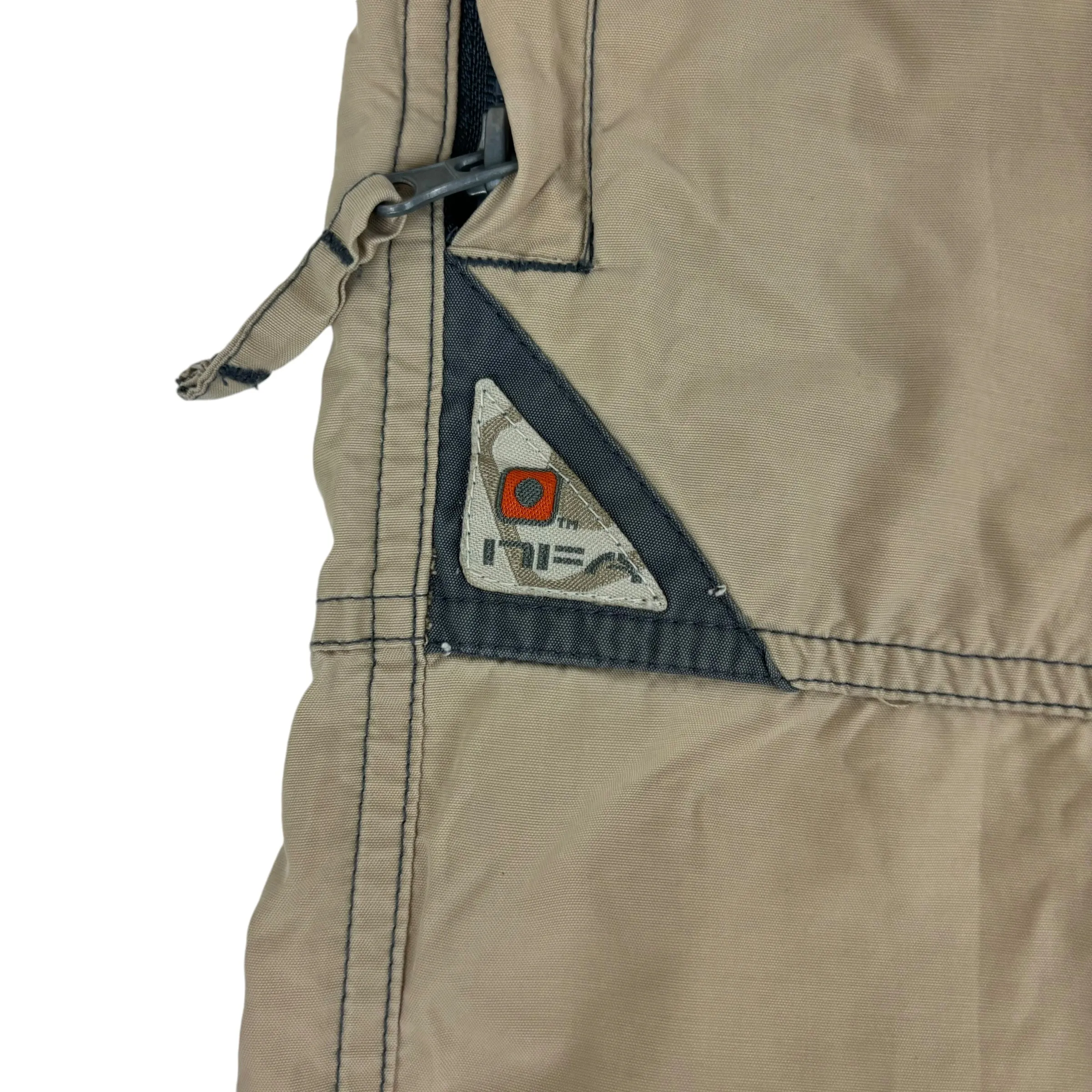 Vintage Y2K NFA Cargo Pants Beige