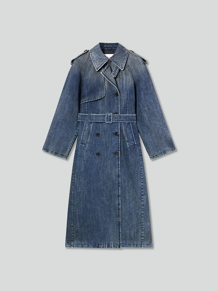 Washed Trench Coat