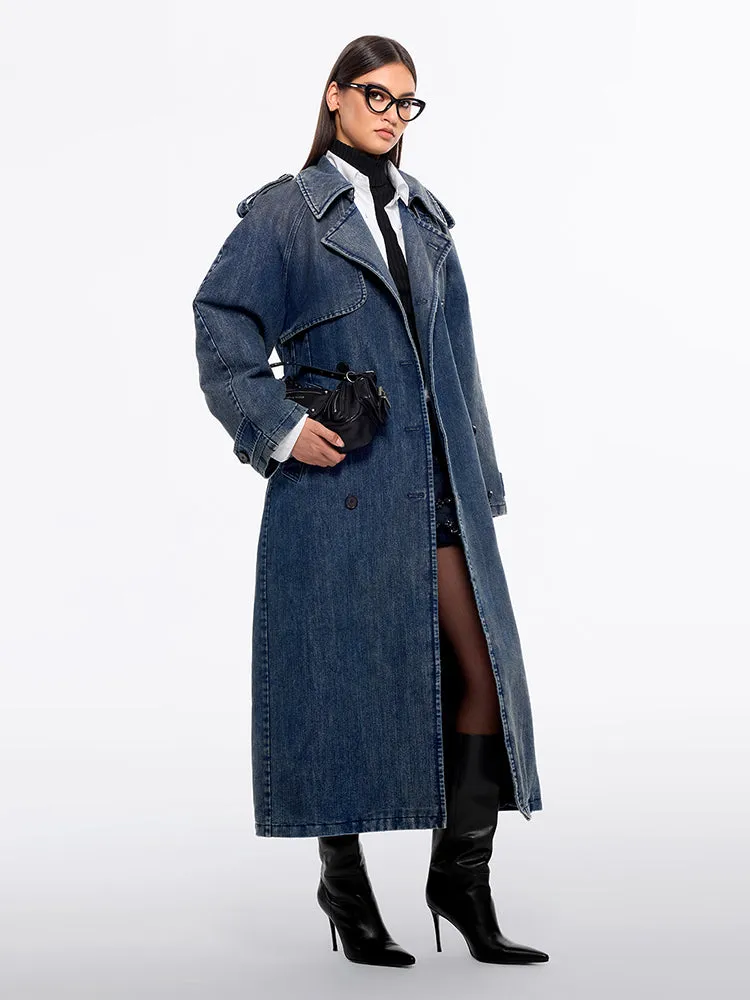 Washed Trench Coat