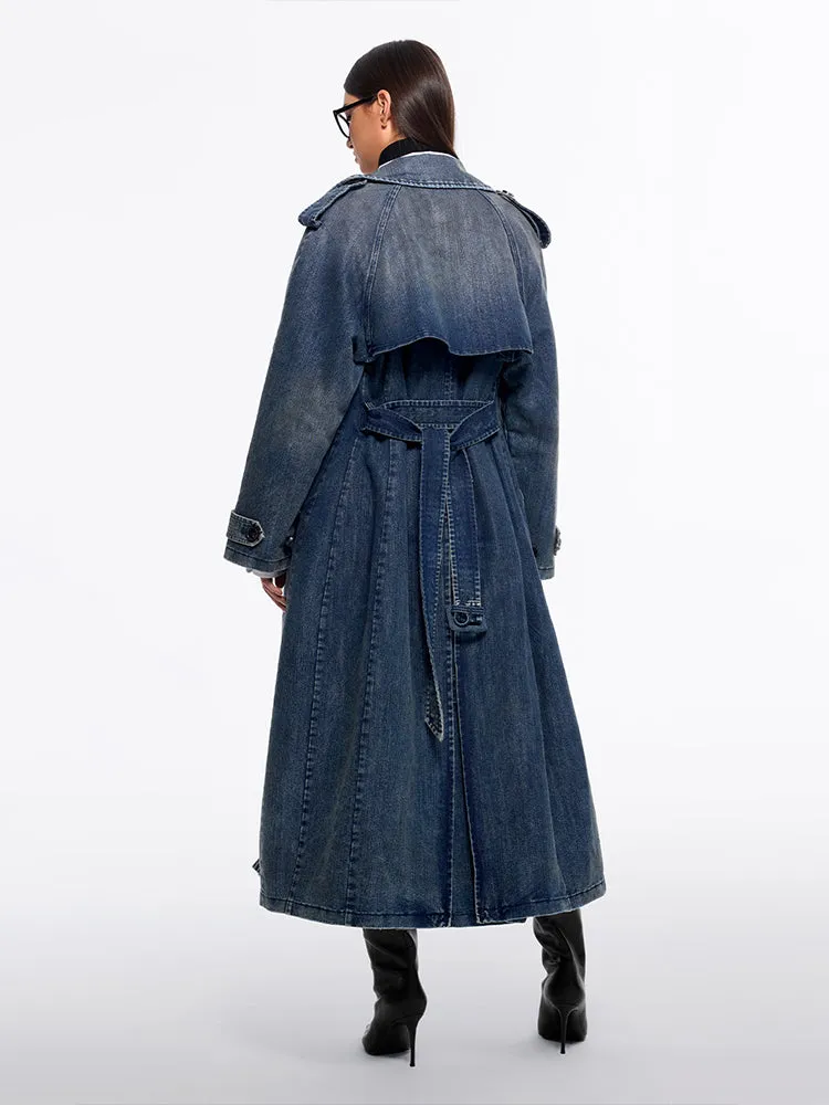 Washed Trench Coat