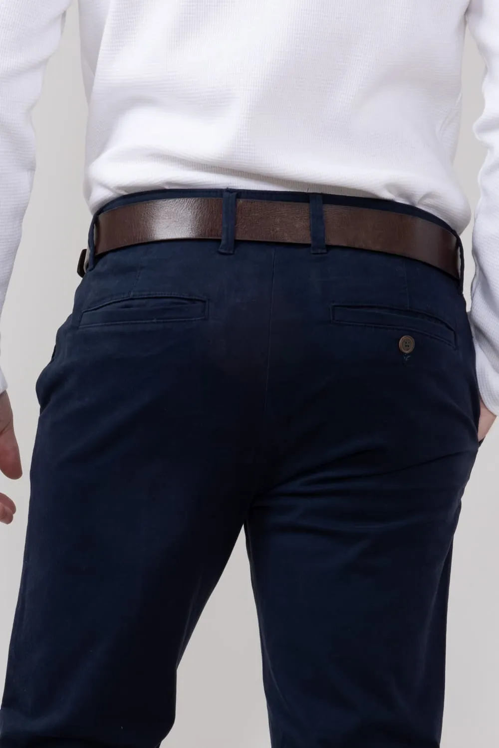 Weatherproof Vintage Leader Chino Pants for Men in Dark Sapphire | W4S044-DKSAPPHIRE