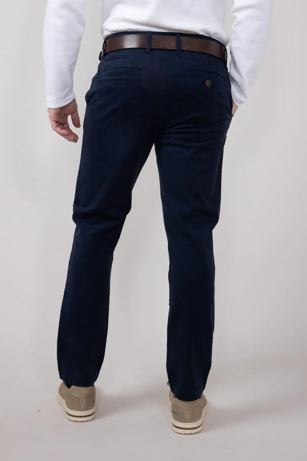 Weatherproof Vintage Leader Chino Pants for Men in Dark Sapphire | W4S044-DKSAPPHIRE