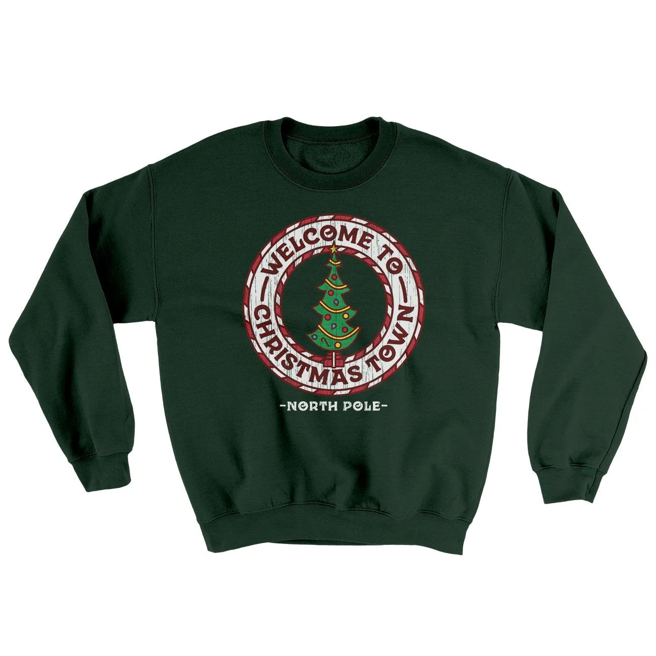Welcome to Christmas Town Ugly Sweater