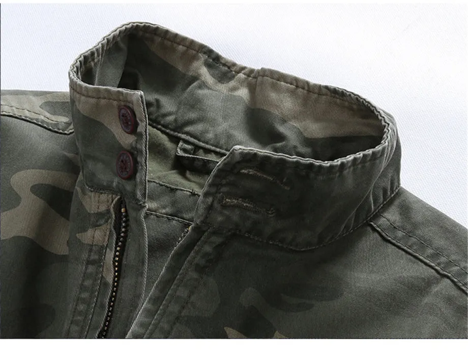 West Louis™ Spring Fall Camo Jackets