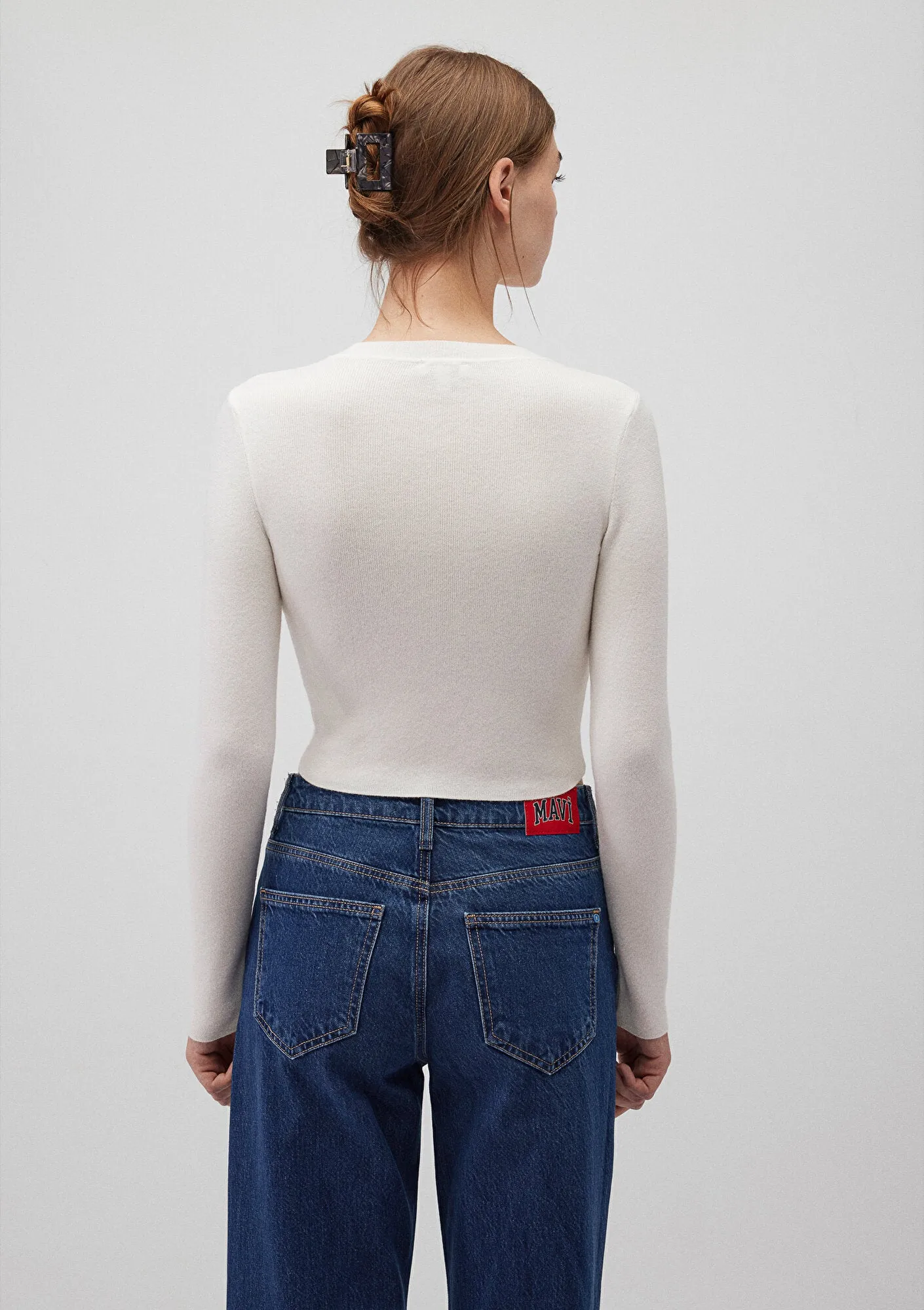 White Crewneck Sweater