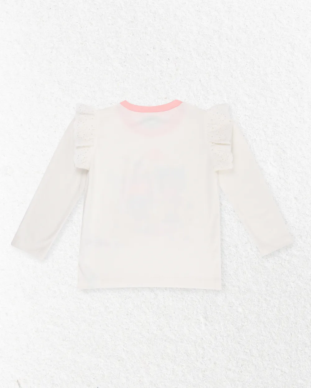 White Lilly And Friends Print Top