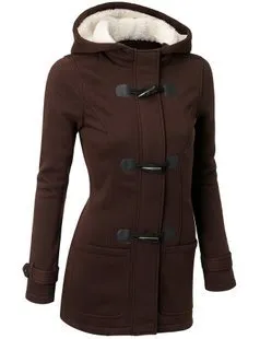 Women Trench Coat 2018 Spring Autumn Women's Overcoat Female Long Hooded Coat Zipper Horn Button Outwear