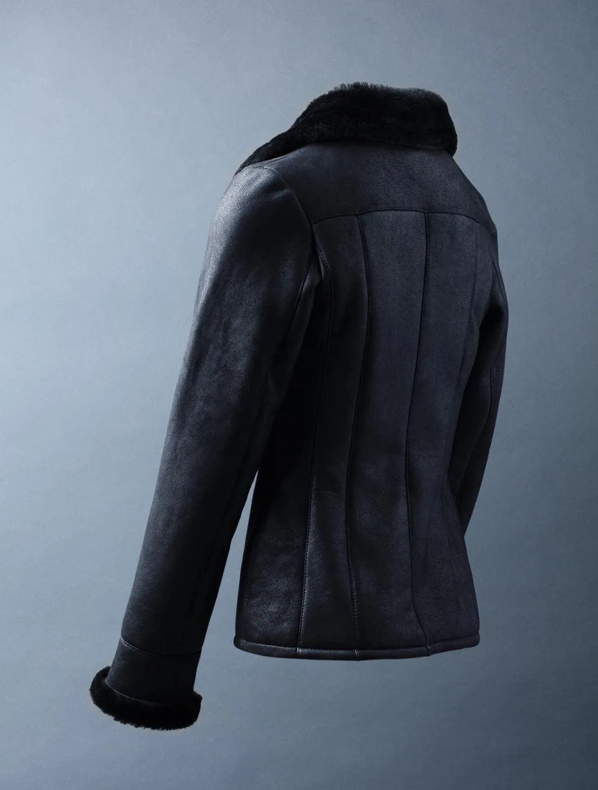 Women's Aviator Sheepskin Shearling Jacket