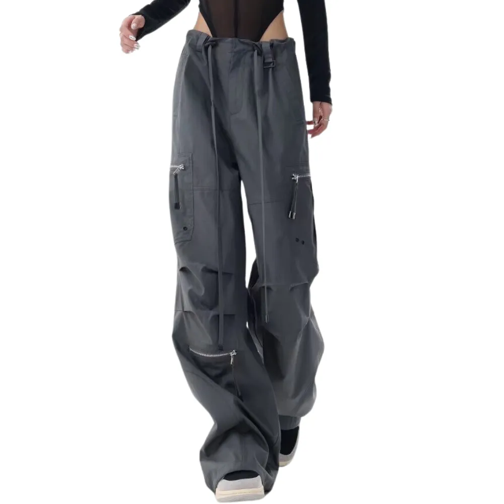 Women's Drawstring Versatile Cargo Pants