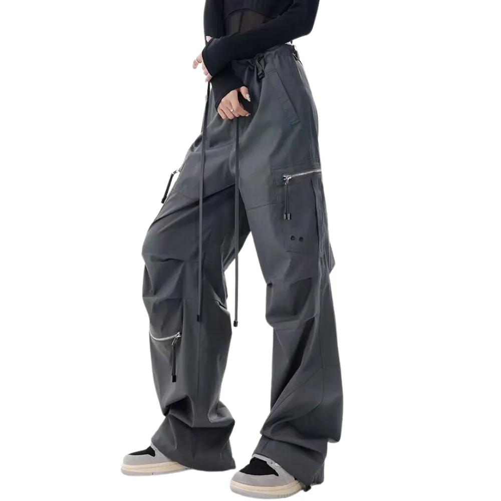 Women's Drawstring Versatile Cargo Pants