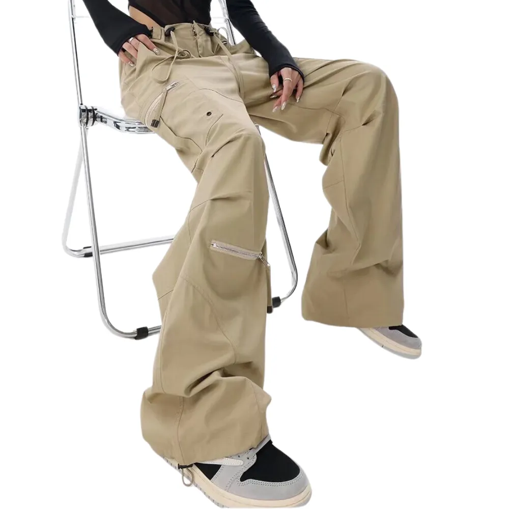 Women's Drawstring Versatile Cargo Pants