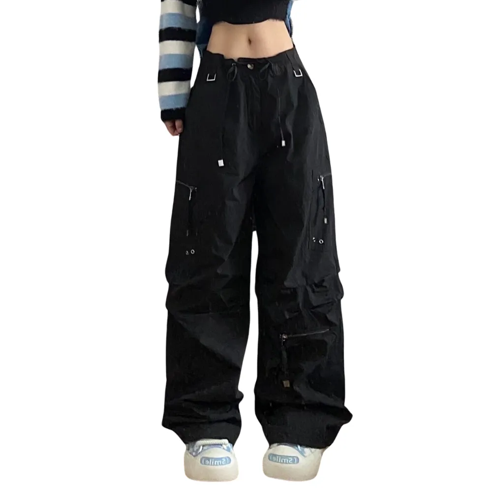 Women's Drawstring Versatile Cargo Pants