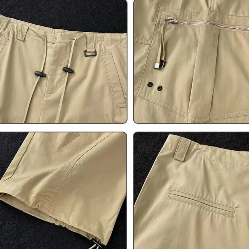 Women's Drawstring Versatile Cargo Pants