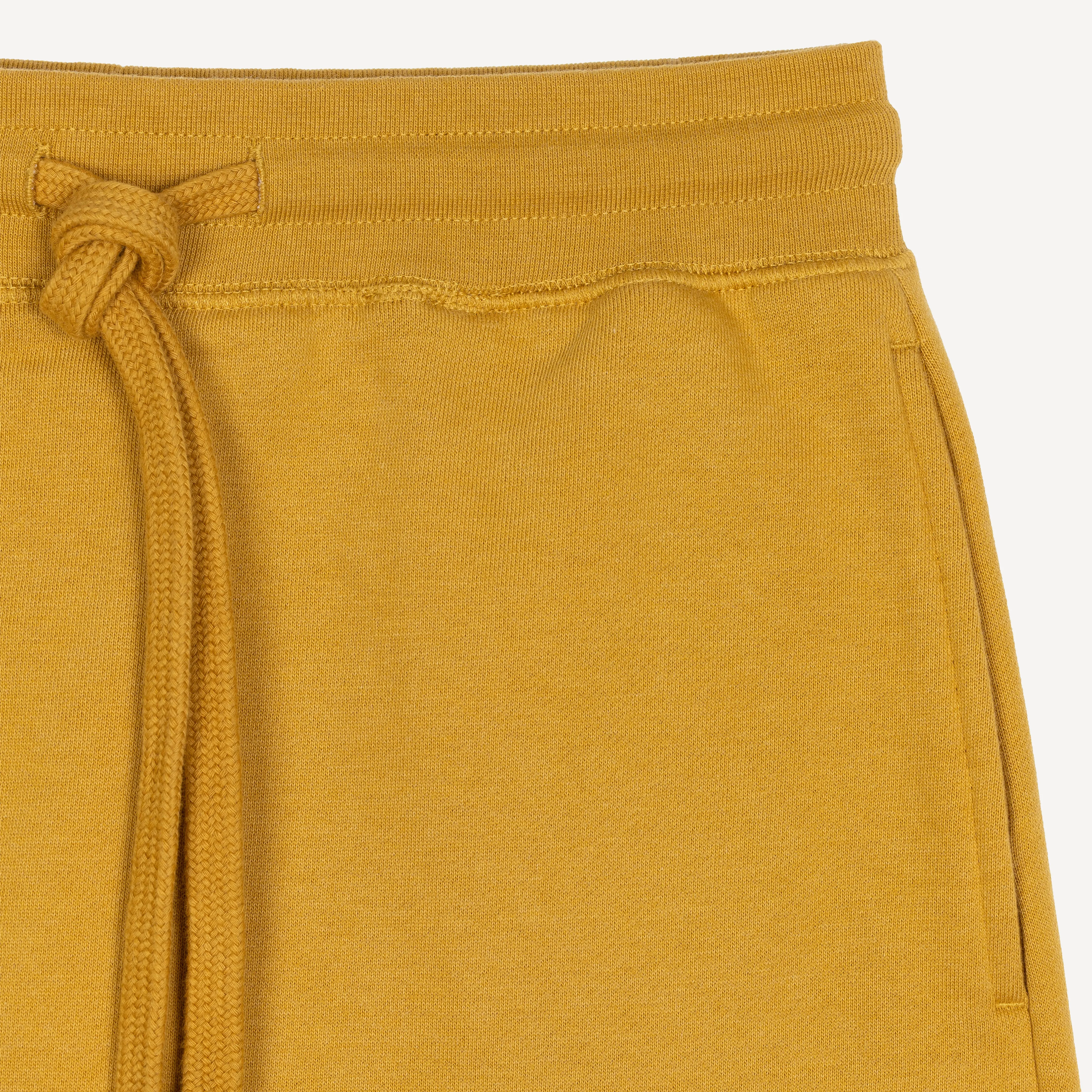 Womens Fleece Straight Mini Skirt - Honey Mustard