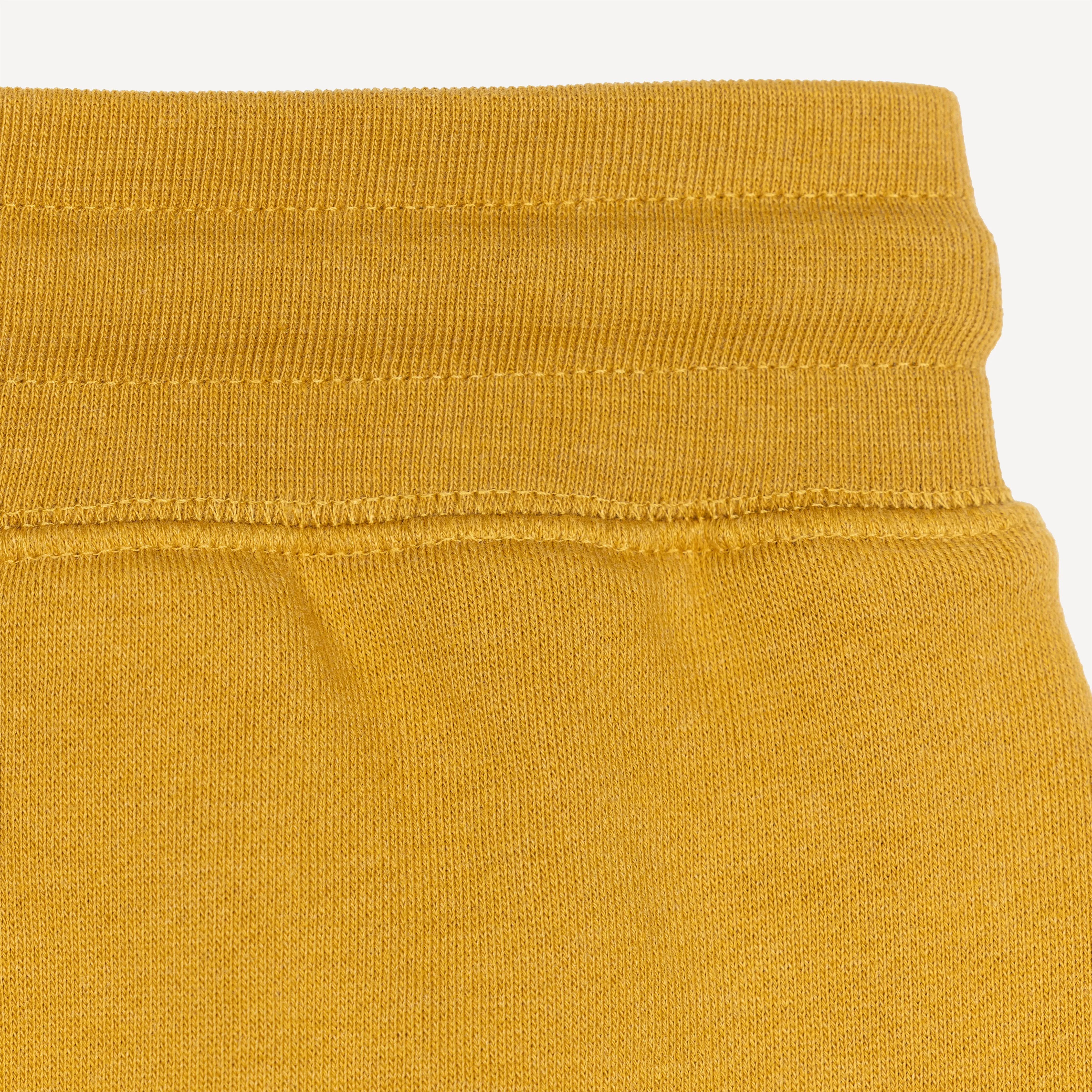 Womens Fleece Straight Mini Skirt - Honey Mustard