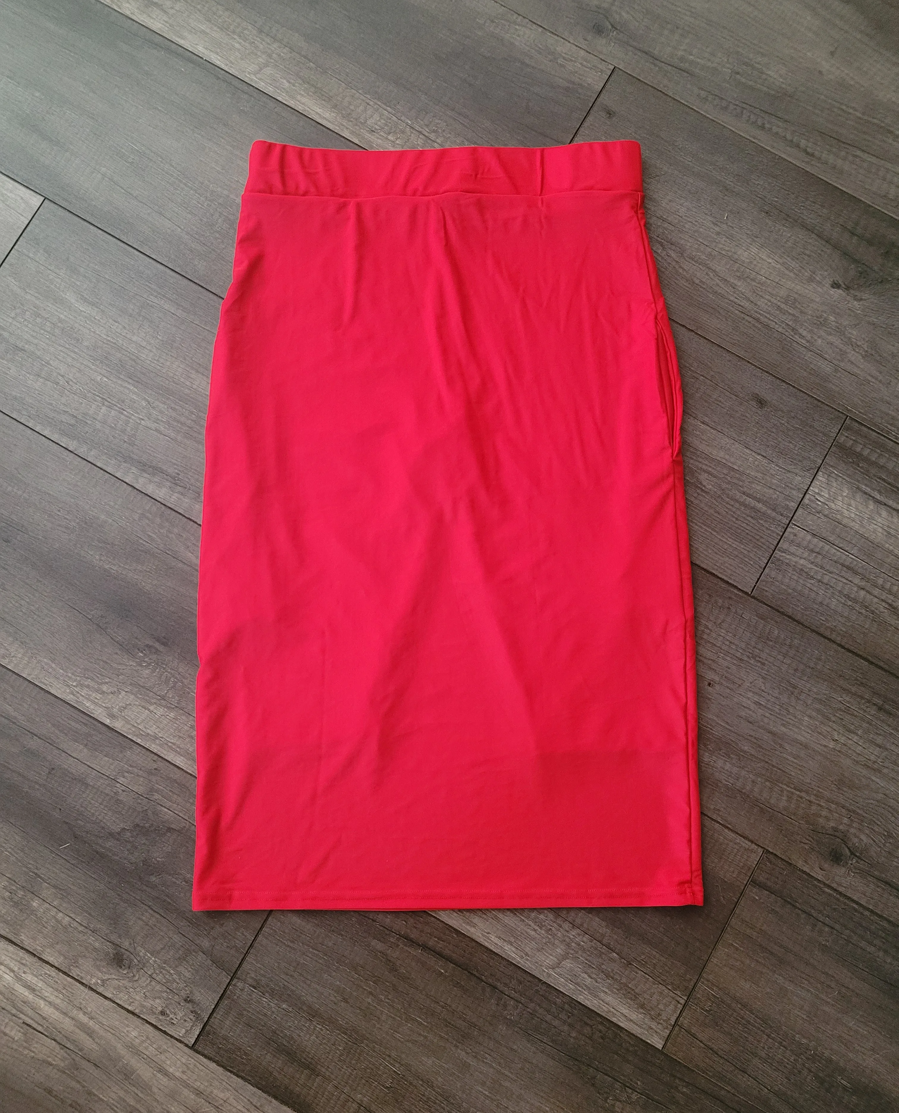 Women's Red Athletic/Swim Skirts