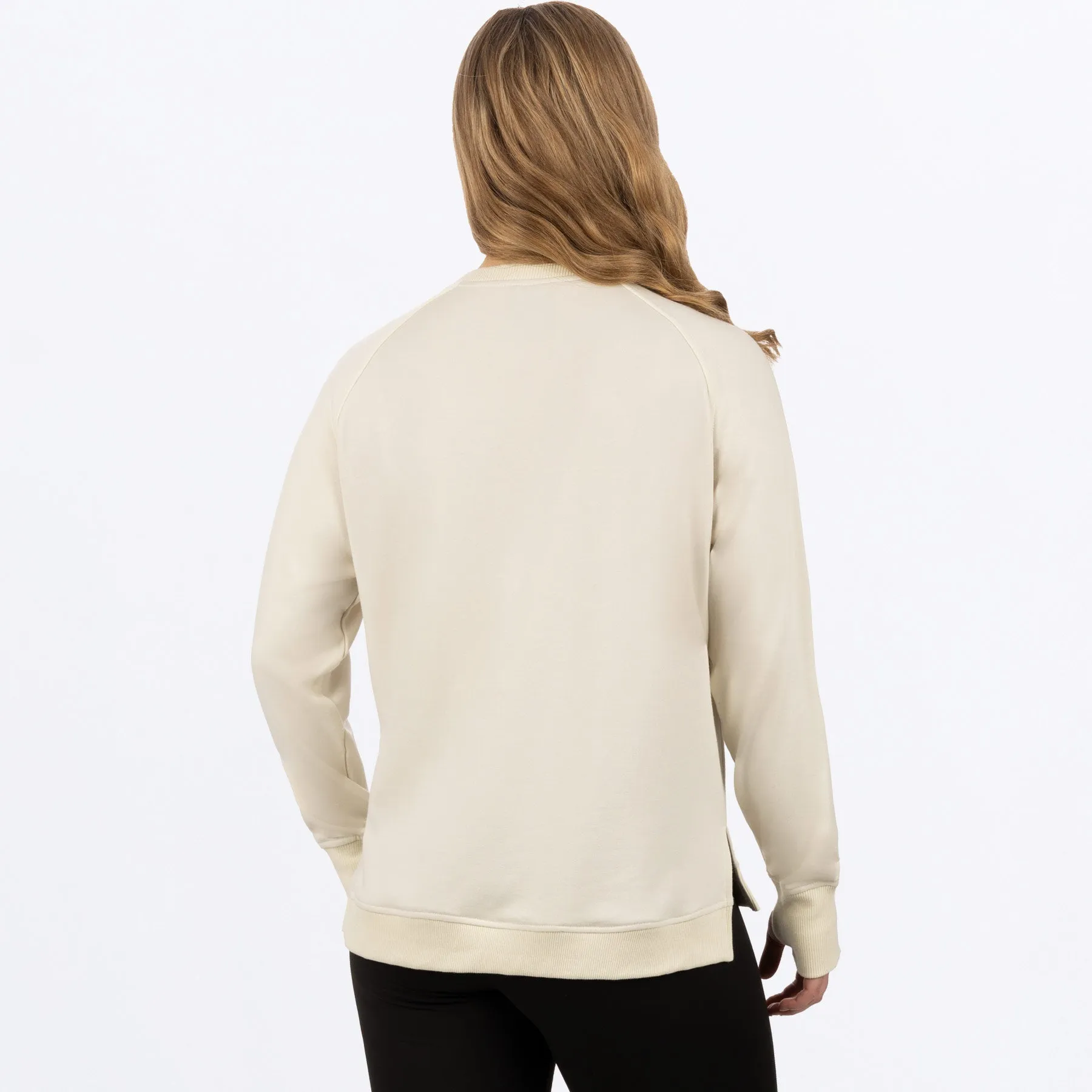 Women's Side Star Crewneck Pullover Sweater