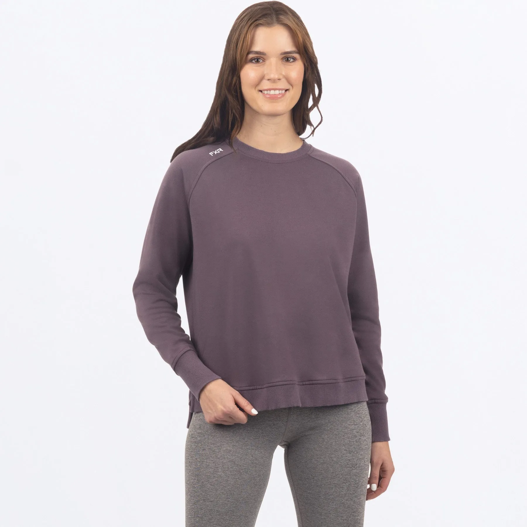 Women's Side Star Crewneck Pullover Sweater