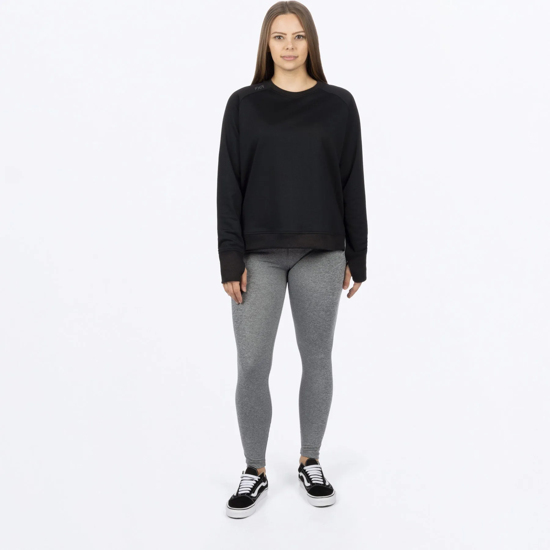 Women's Side Star Crewneck Pullover Sweater