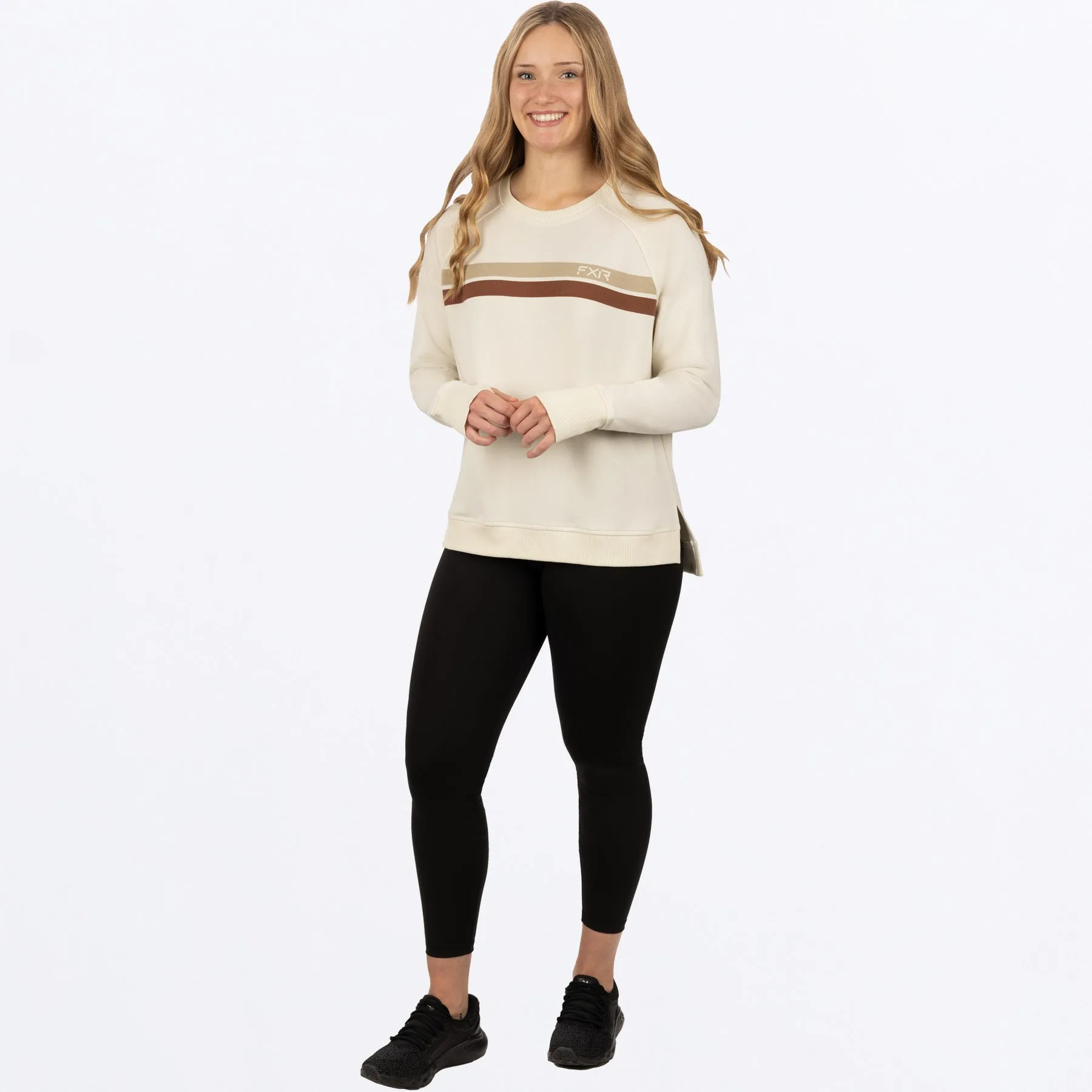 Women's Side Star Crewneck Pullover Sweater