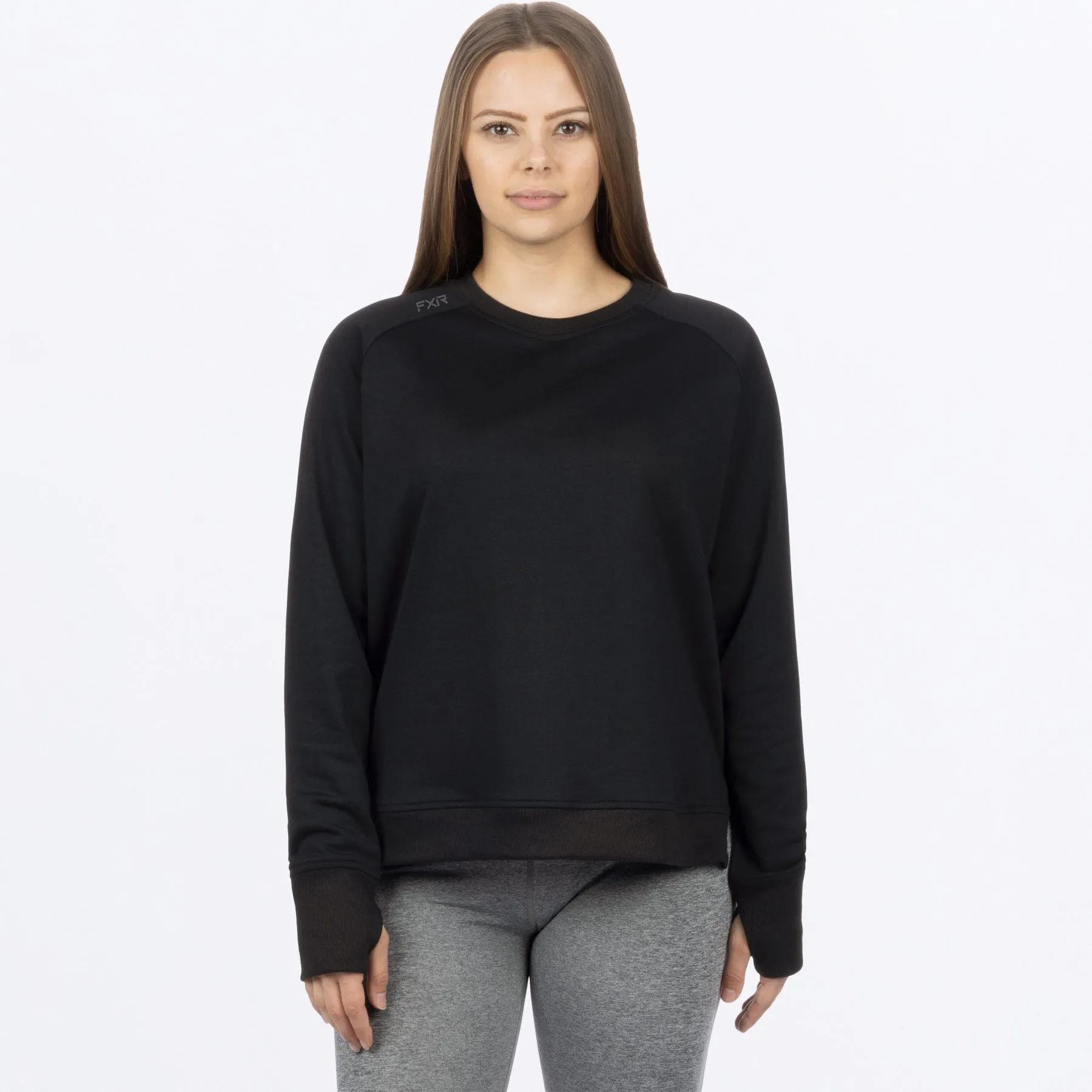 Women's Side Star Crewneck Pullover Sweater